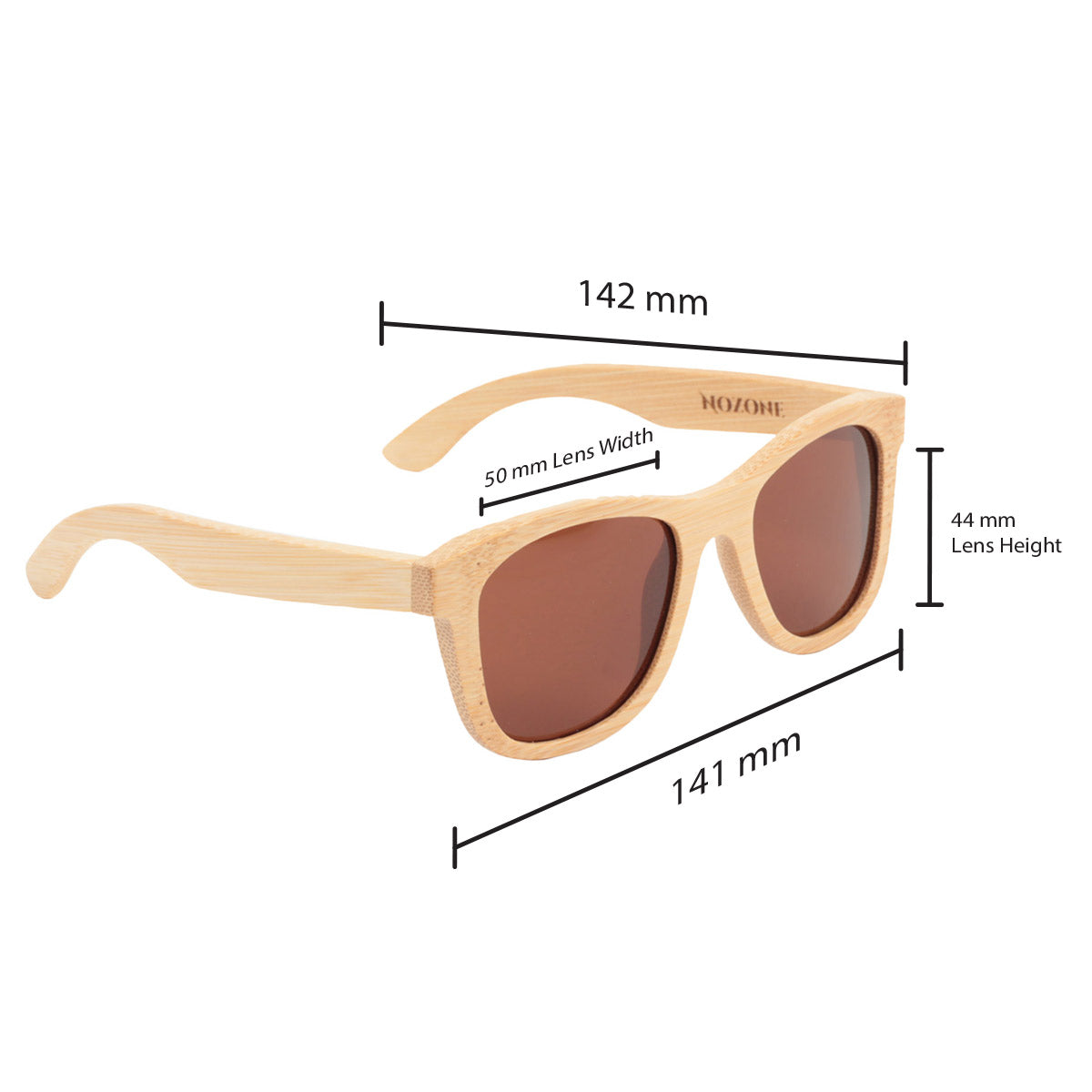 Original Bamboo UV400 Polarized Sunglasses for Adults