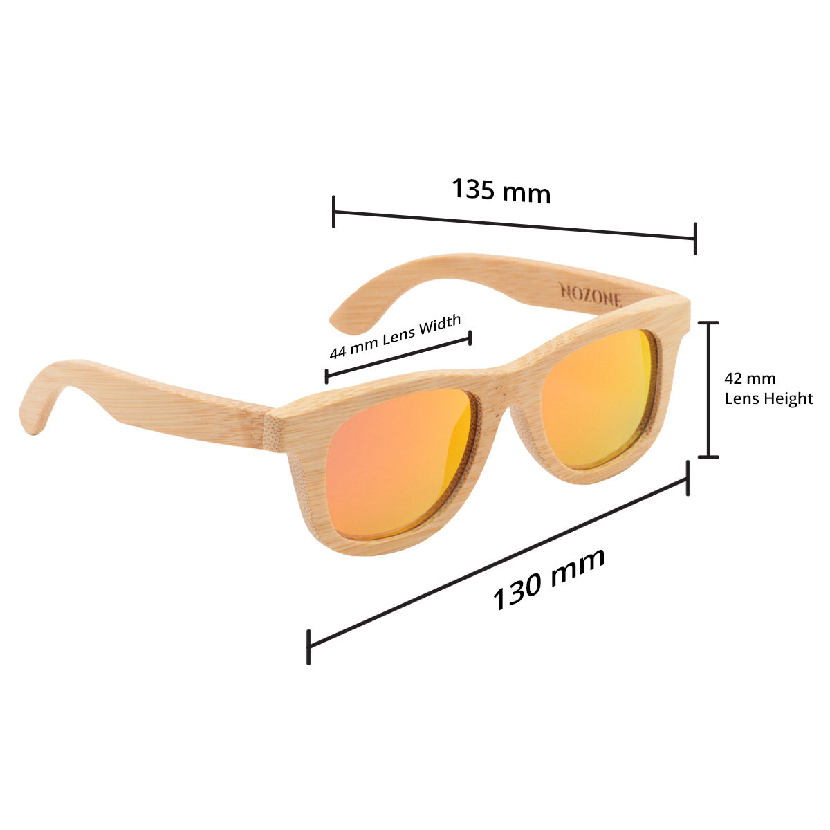 Bamboo UV400 Polarized Sunglasses for Kids