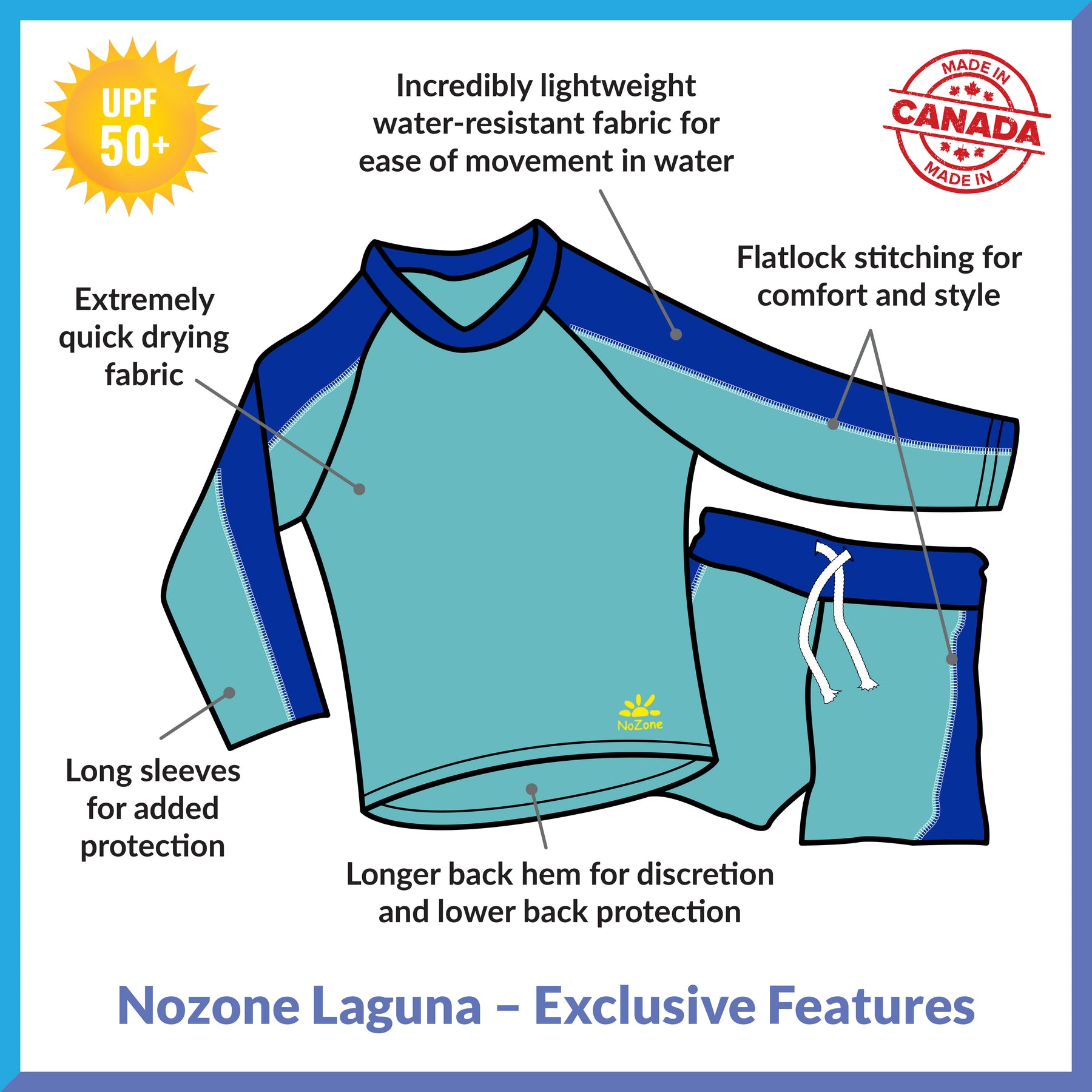 Laguna Two-Piece Swimsuit for Kids