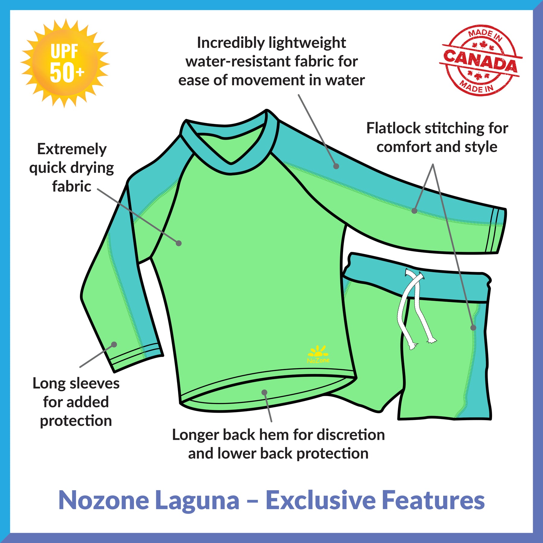 Laguna Two-Piece Swimsuit for Kids ** Clearance **
