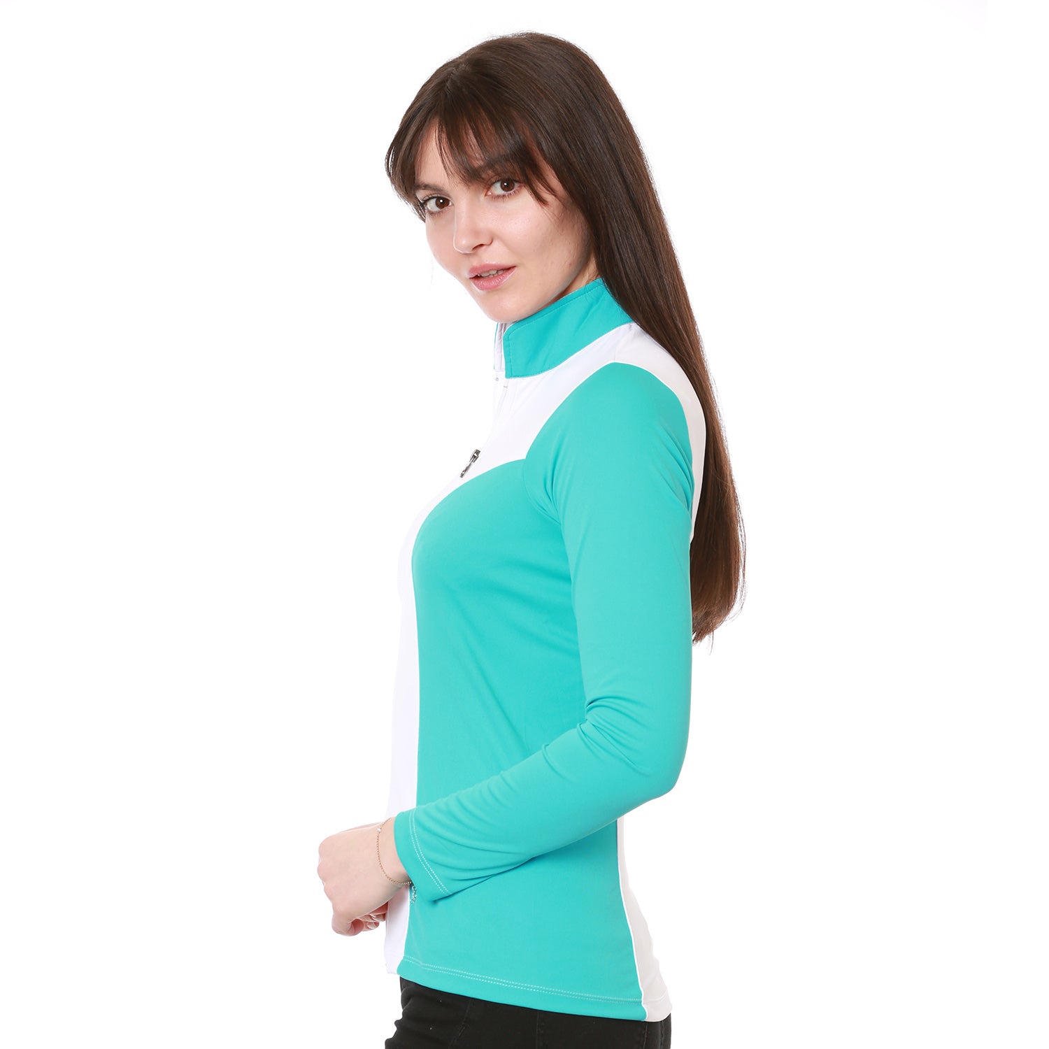 Calabria Long Sleeved Full Zip Equestrian Shirt