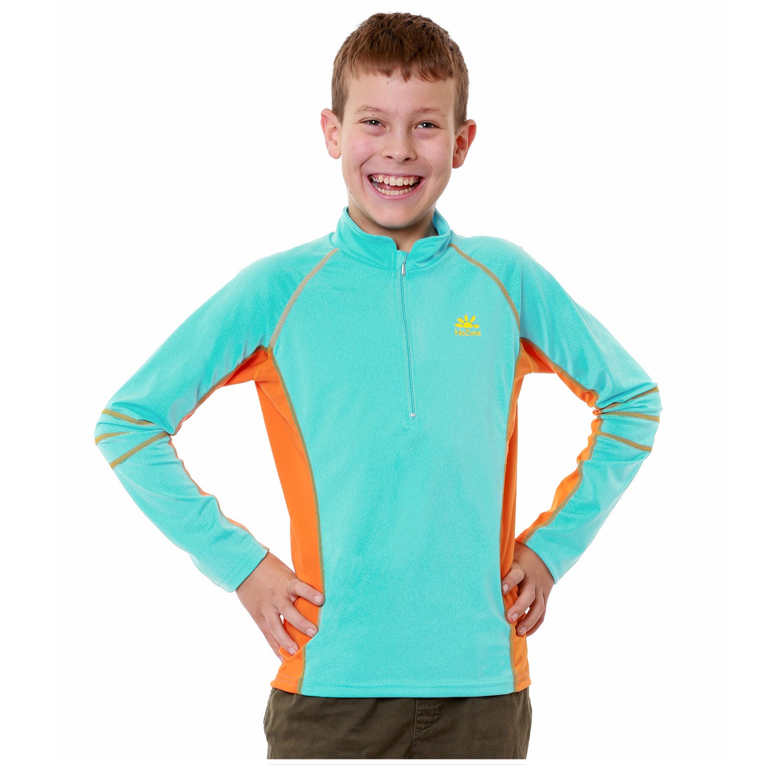 Kids long sleeve swim shirt on sale