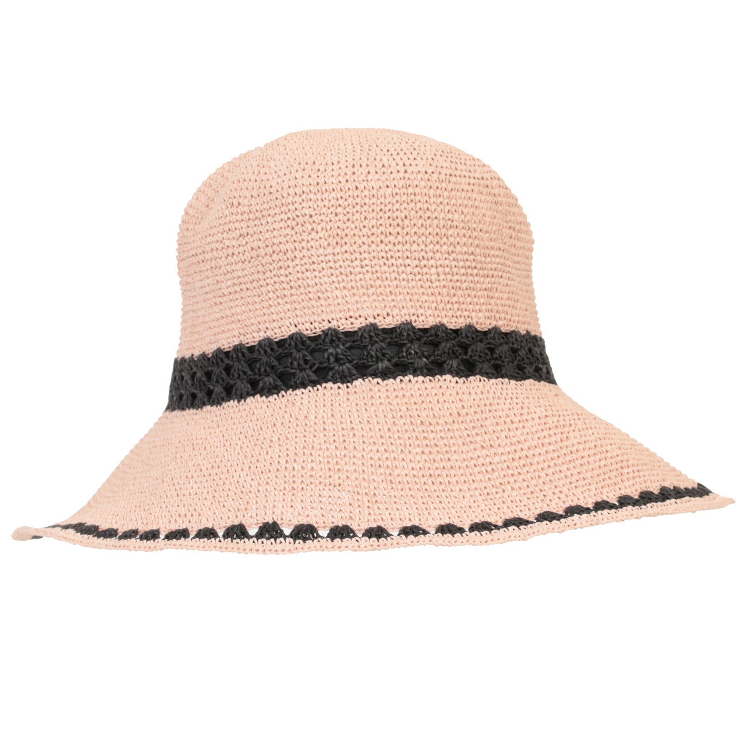 Koekohe Embroidered Straw Sun Hat for Women