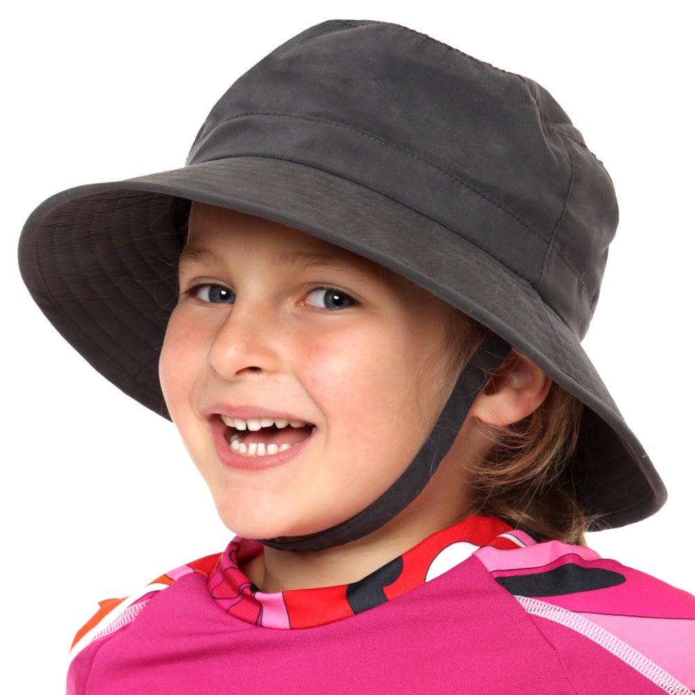 kids charcoal bucket hat#color_charcoal