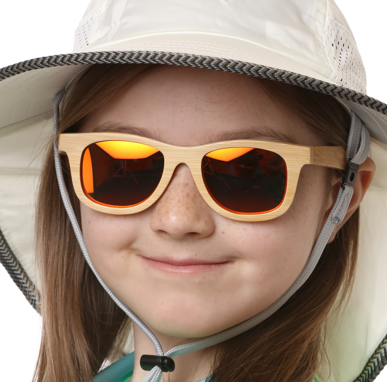 Bamboo UV400 Polarized Sunglasses for Kids