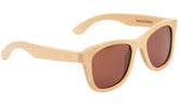Nozone original bamboo sunglasses #style_Brown Lenses w/Protective Case