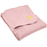 Nozone Baby Blanket Sun protective upf 50+ baby bamboo lightweight girls pink #color_Mellow Rose