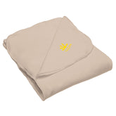 Nozone Baby Blanket Sun protective upf 50+ baby bamboo lightweight gender neutral soft beige #color_Biscotti