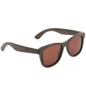 Brown Bamboo UV400 Polarized Sunglasses for Adults