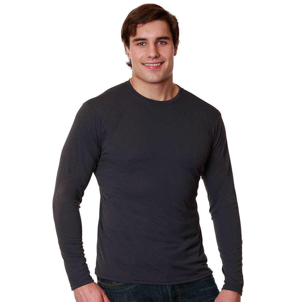 Tシャツ・カットソー RONRON I RIBBON OVER FIT LONG SLEEVE T SHIRT CHARCOAL T-shirts - RONRON 론론