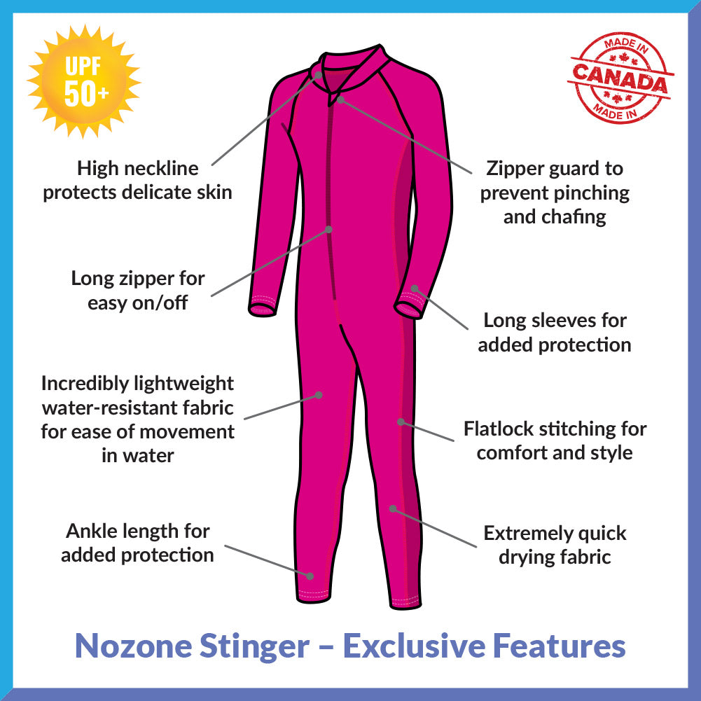 Children's Sun Protective Stinger Suit by Nozone