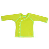 nozone baby lime green sun protective swim beach shirt wrap #color_Lime