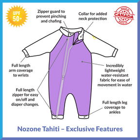 Tahiti Full Zip Swimsuit for Baby